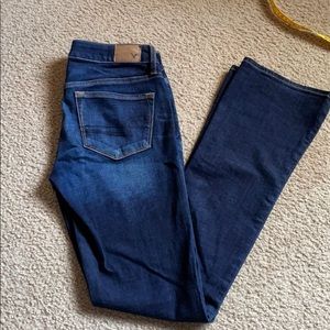 American Eagle Skinny Kick bootleg Jeans
